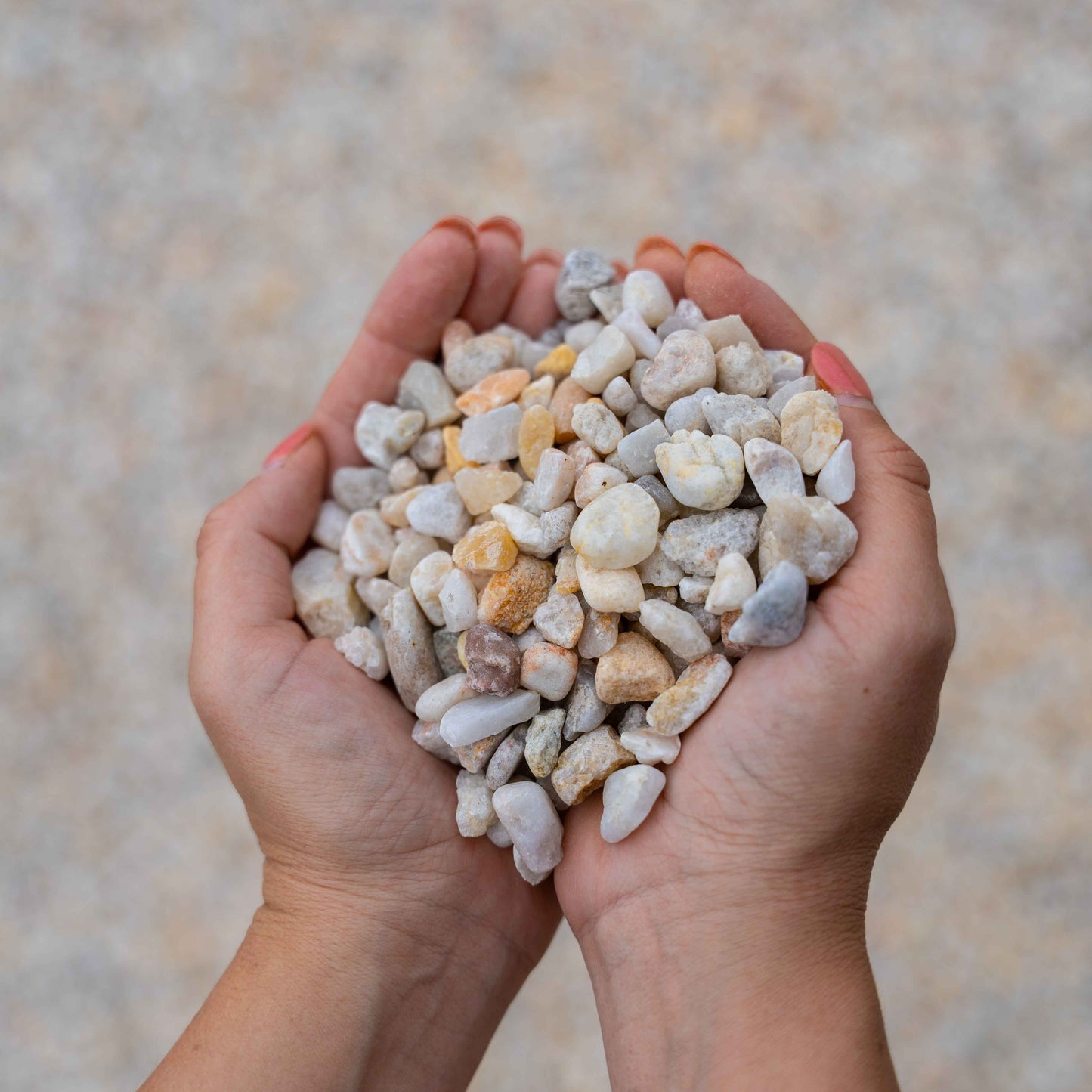 Bulk White Stone 3/8" - per ton