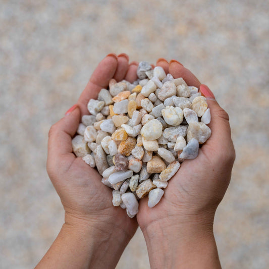 Bulk White Stone 3/8" - per ton